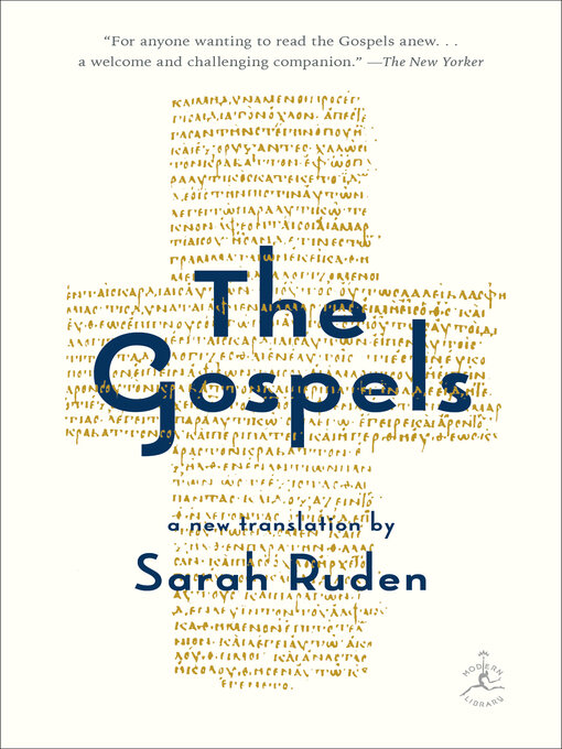 Title details for The Gospels by Sarah Ruden - Wait list